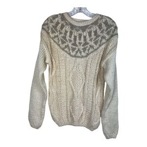 David Benjamin DB Sport Fair Isle Finshermans Knit Vintage Sz S